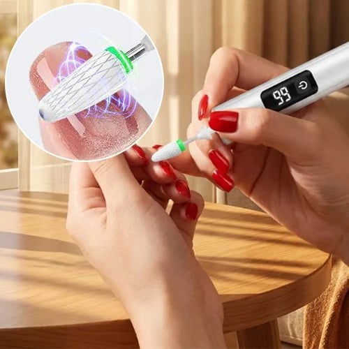 2026 HOT SALE🥳💞50K+ SOLD!💅-Electric Nail Grinder With LED Light