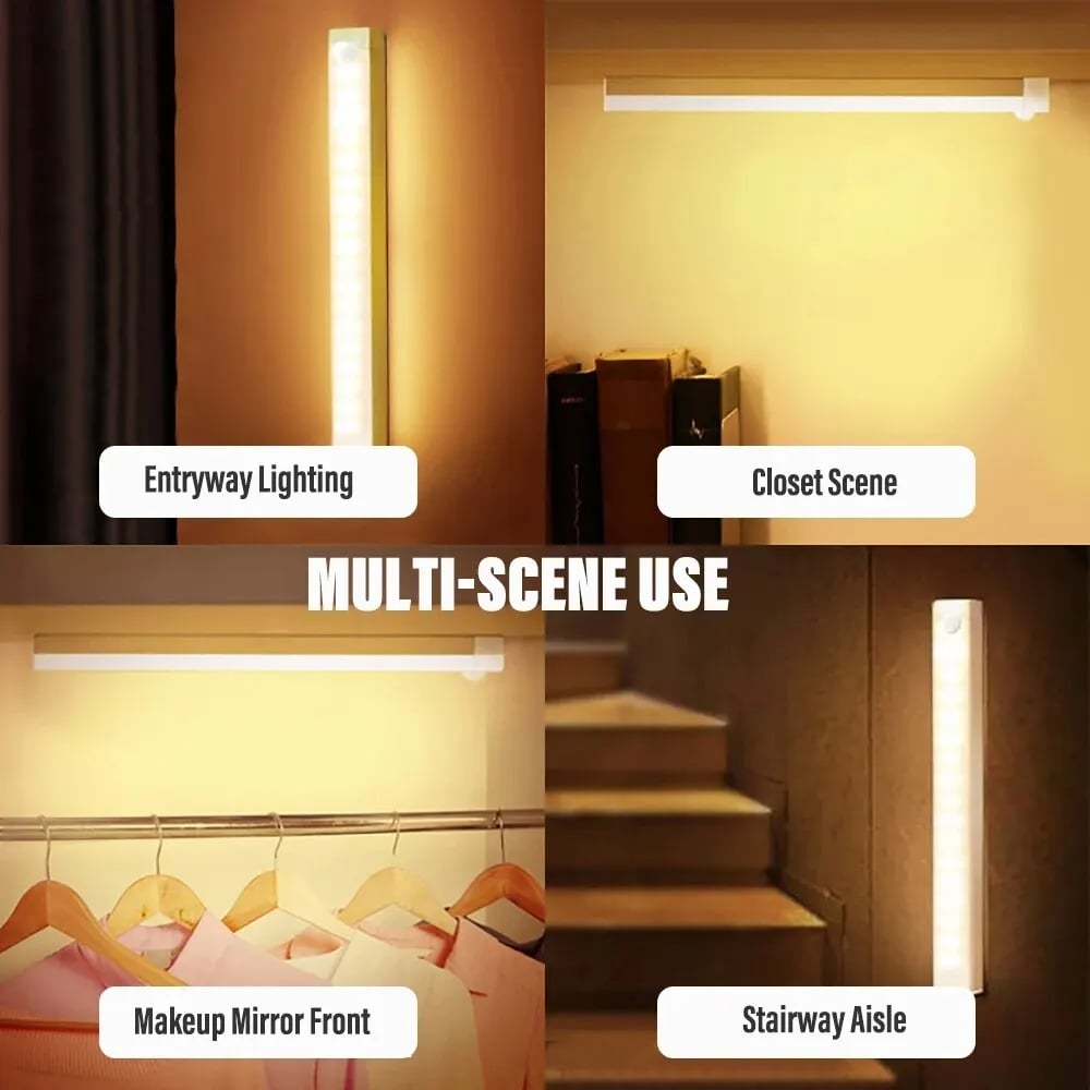 🔥Only $4.99 Last Day Promotion!💡 Punch-free Smart Sensor Magnetic Rechargeable LED Lights