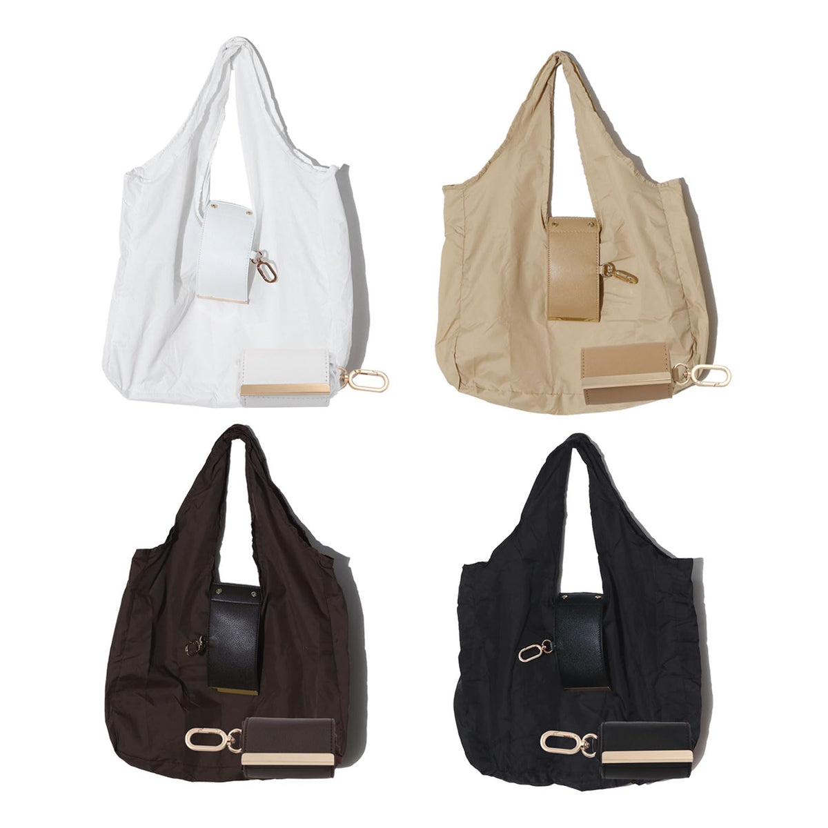 🔥LAST DAY SALE Buy 1 Get 1 Free-👜✨Foldable Shopping Bag Keychain Eco-Friendly Reusable Tote Bag