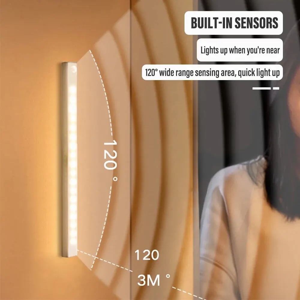 🔥Only $4.99 Last Day Promotion!💡 Punch-free Smart Sensor Magnetic Rechargeable LED Lights