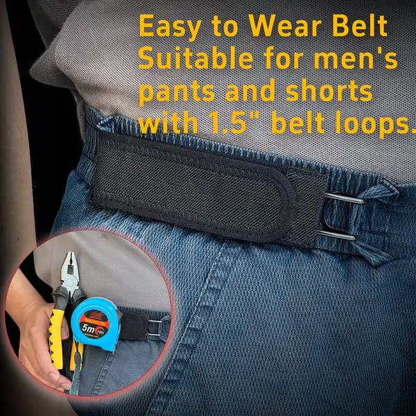 🔥Only $14.99 Last Day Promotion!🔥🔥 2Pcs Metal Hook Tactical Elastic Belt