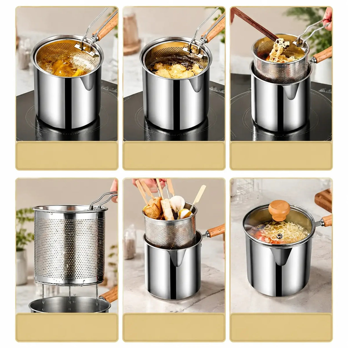 🔥LAST DAY SALE 50% OFF🎁304 Stainless Steel Multifuntional Fryer