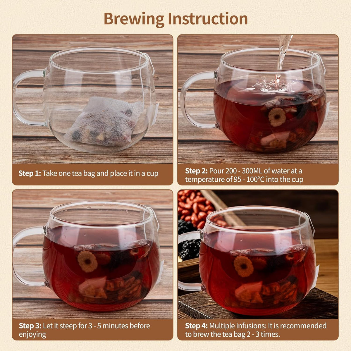 Sip into Nature with Every Cup of 🍵Ginseng Six Treasure Tea
