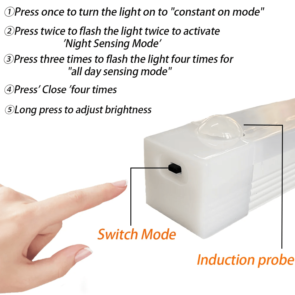 🔥Only $4.99 Last Day Promotion!💡 Punch-free Smart Sensor Magnetic Rechargeable LED Lights