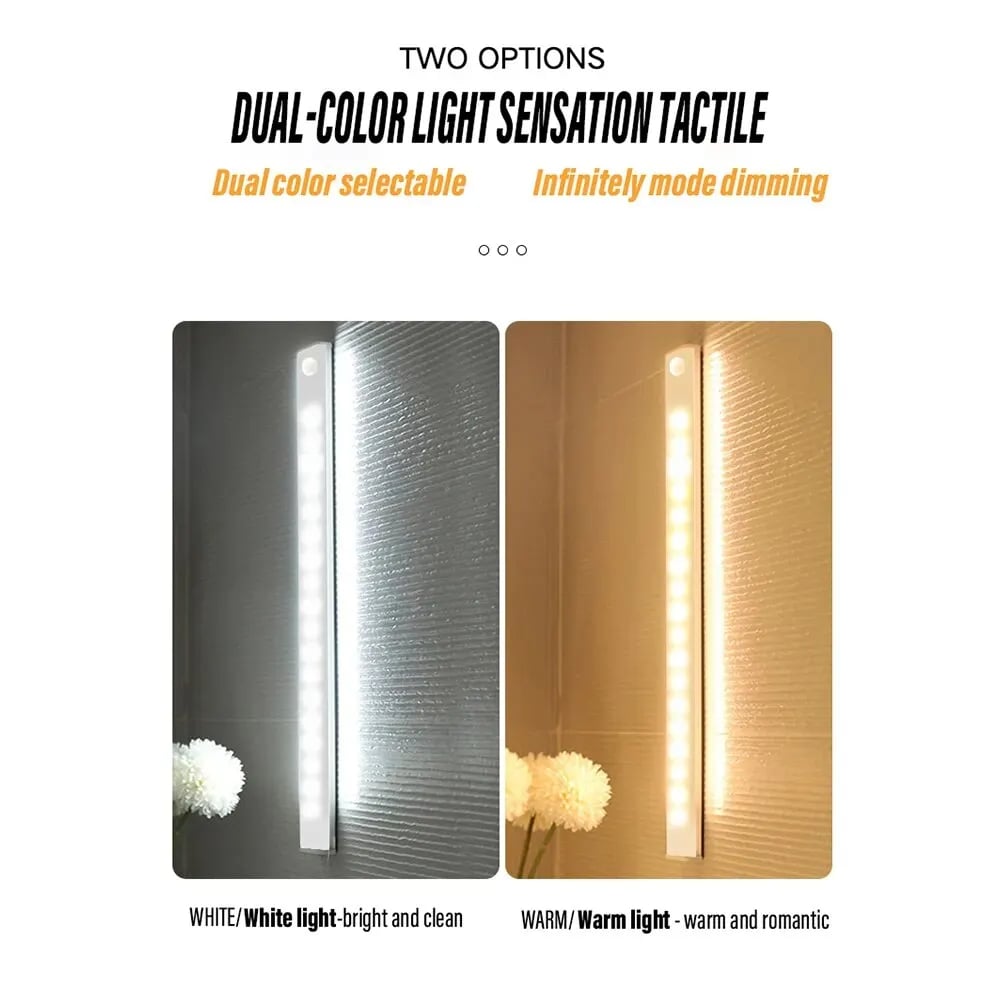 🔥Only $4.99 Last Day Promotion!💡 Punch-free Smart Sensor Magnetic Rechargeable LED Lights