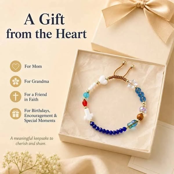 ✝️Handmade Story of Jesus Bracelet❤️Wear the Story. Carry the Faith.