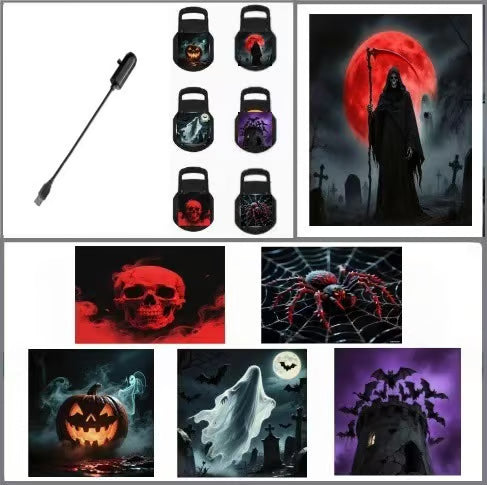 🎃HOT SALE 50% OFF👻Plug-&-Play Halloween HD Star Projector. Spooky Night Light for Room Party Decor