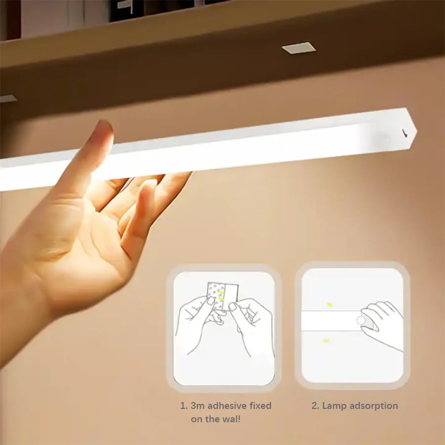 🔥Only $4.99 Last Day Promotion!💡 Punch-free Smart Sensor Magnetic Rechargeable LED Lights