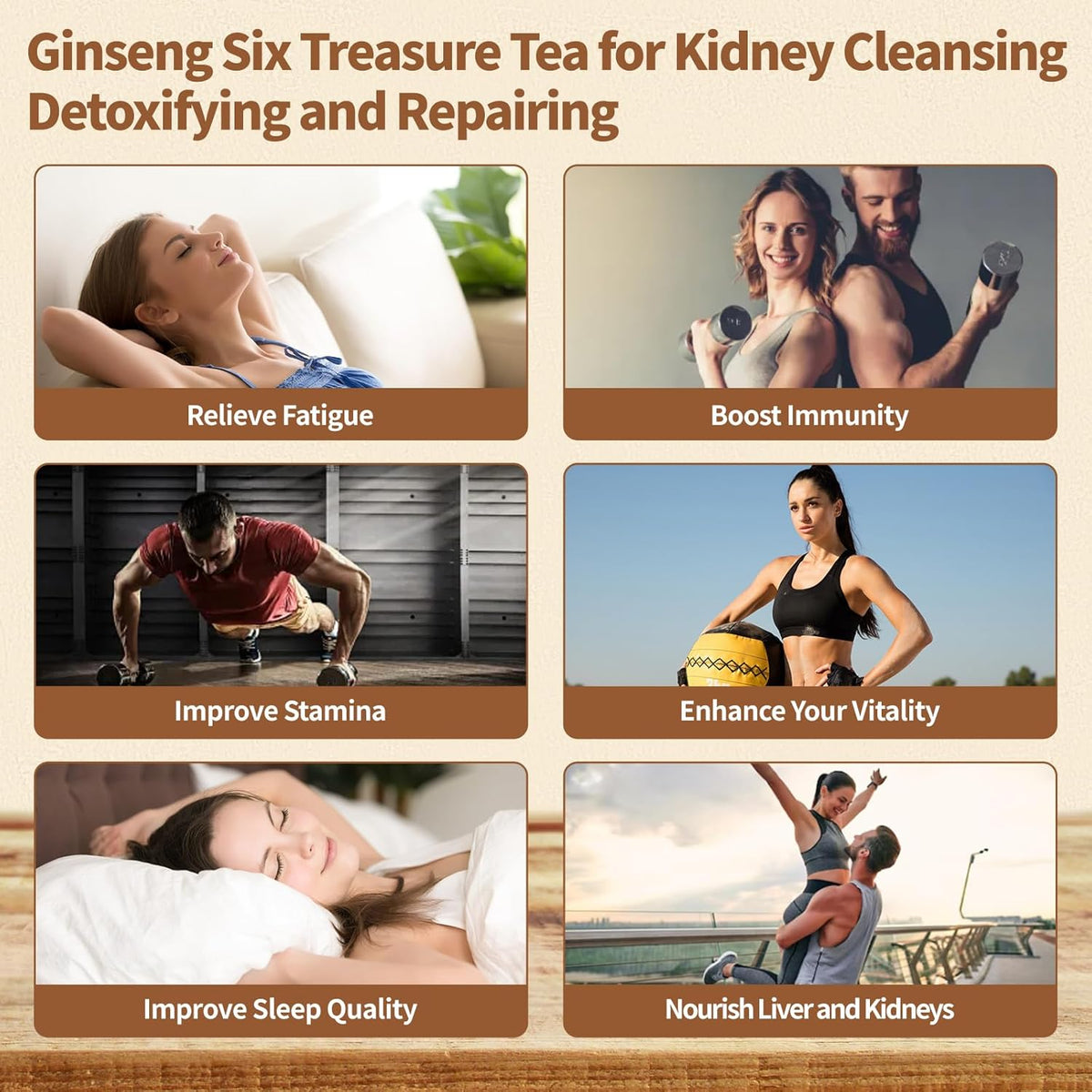 Sip into Nature with Every Cup of 🍵Ginseng Six Treasure Tea
