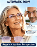 🔥Last Day 49%👓[Regain Your Youthful Vision] Smart Zoom Diamond-Cut Reading Glasses