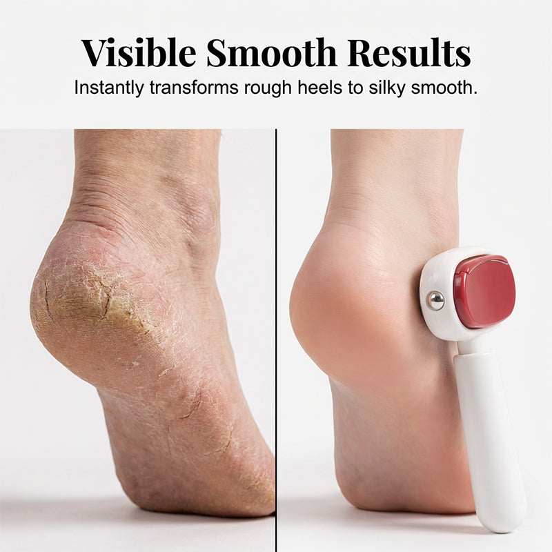 🦶Dual‑Sided Foot Callus Remover. Replaceable Stainless Steel Blade Foot Scraper