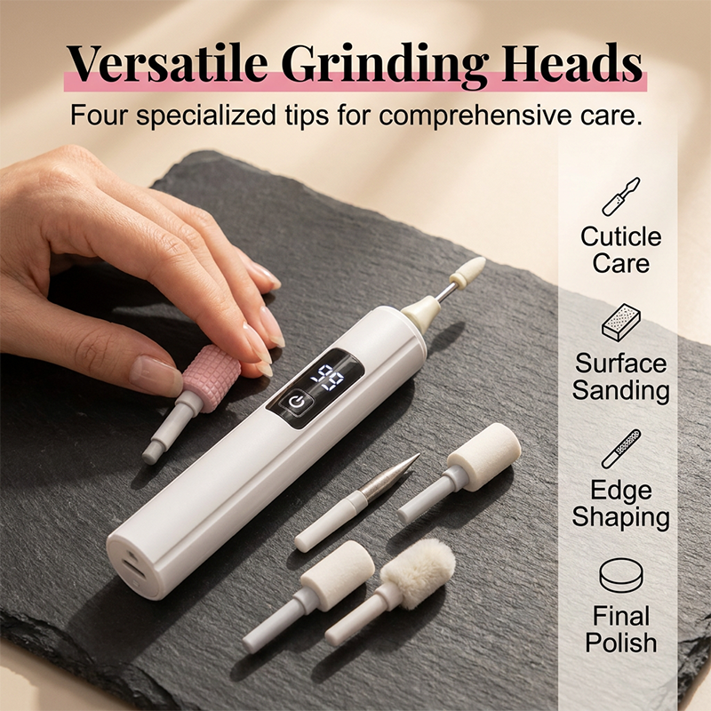 2026 HOT SALE🥳💞50K+ SOLD!💅-Electric Nail Grinder With LED Light